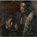 Padre e hijo Chen Yifei Tíbet